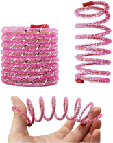 KUTKUT 6Pcs Cat Springs Toys, Colorful Coil Spring Action Cat Toy Stretchable Pet Play Toy for Kitten, Interactive Telescopic Funny Cat Jumping Toy Flexible & Coil Spiral Springs